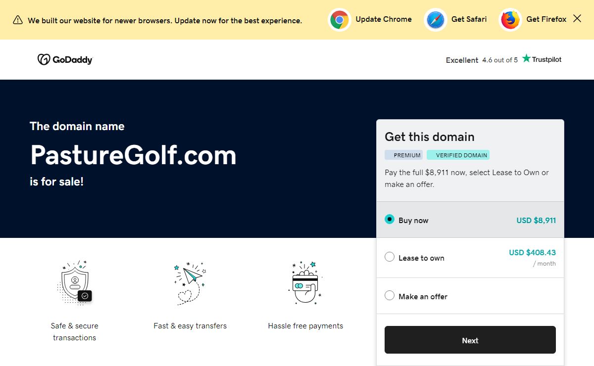 pasturegolf.com