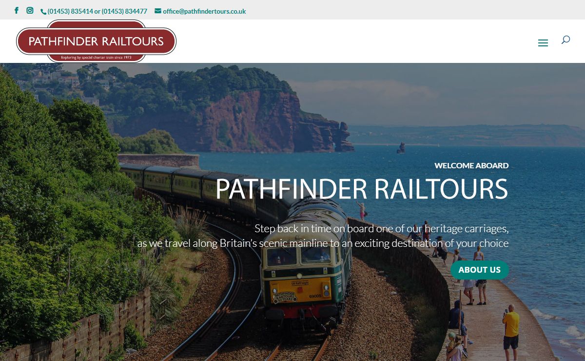 Welcome Aboard | Pathfinder Railtours Tours Excursions