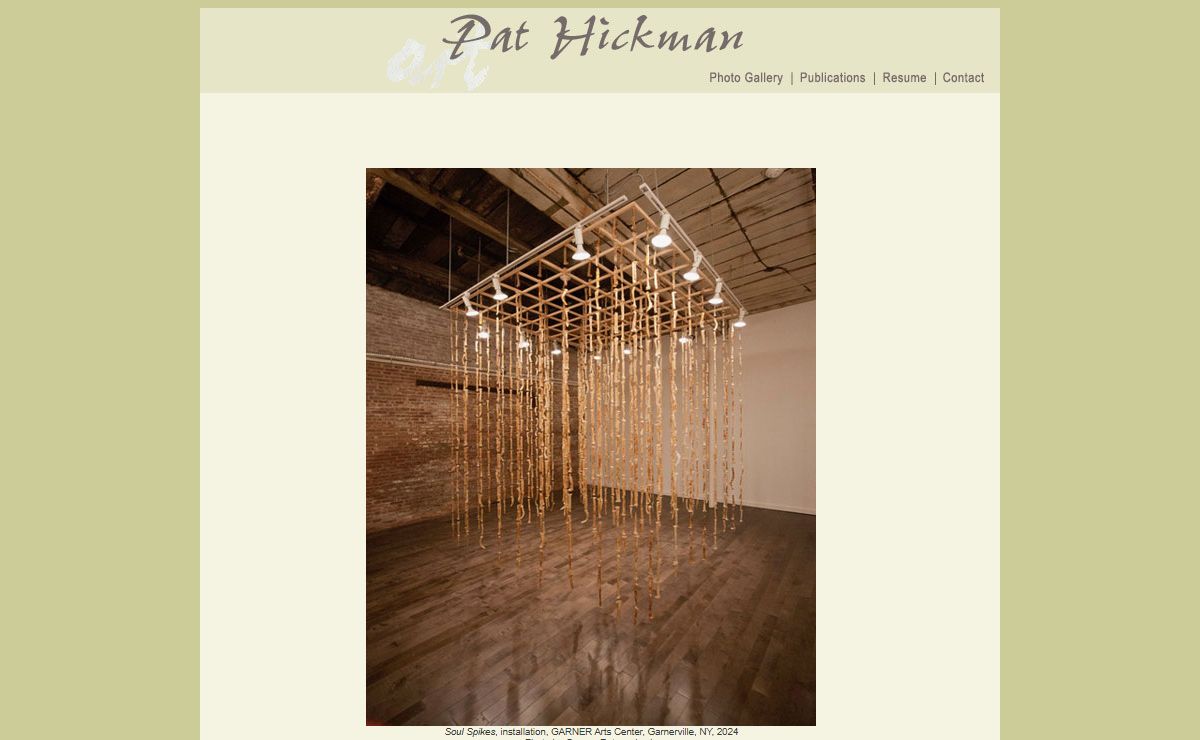 Pat Hickman: Artist Working in the Fiber Medium