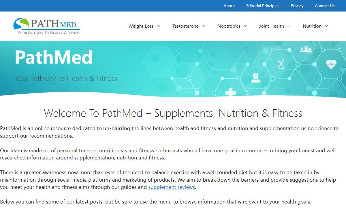 PathMed - Supplements, Nutrition & Fitness Resources