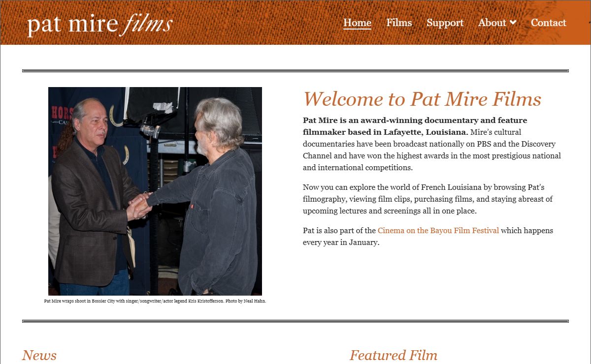 Pate Mire Films | Award-Winning Documentary & Filmmaker
