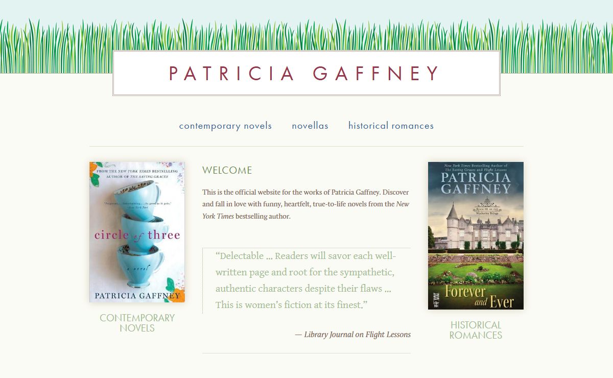 Official Website for Patricia Gaffney