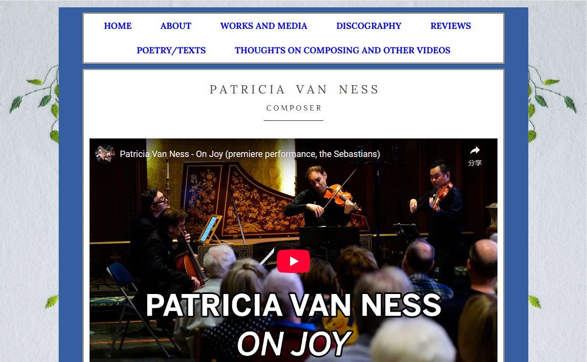 Patricia Van Ness – Composer