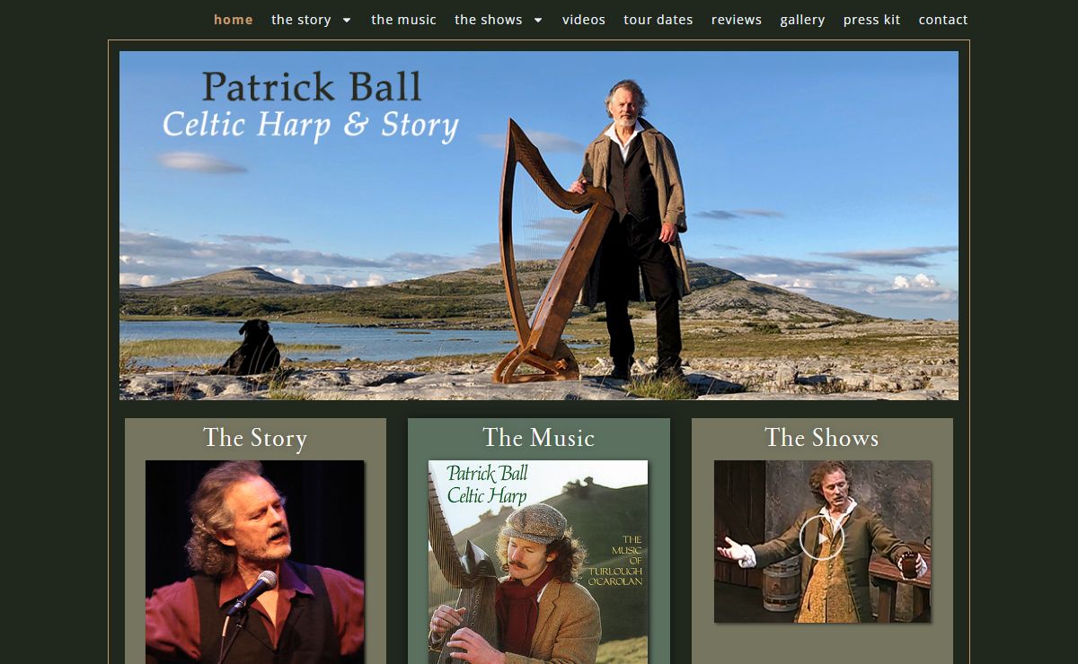 Patrick Ball • Celtic Harp & Story