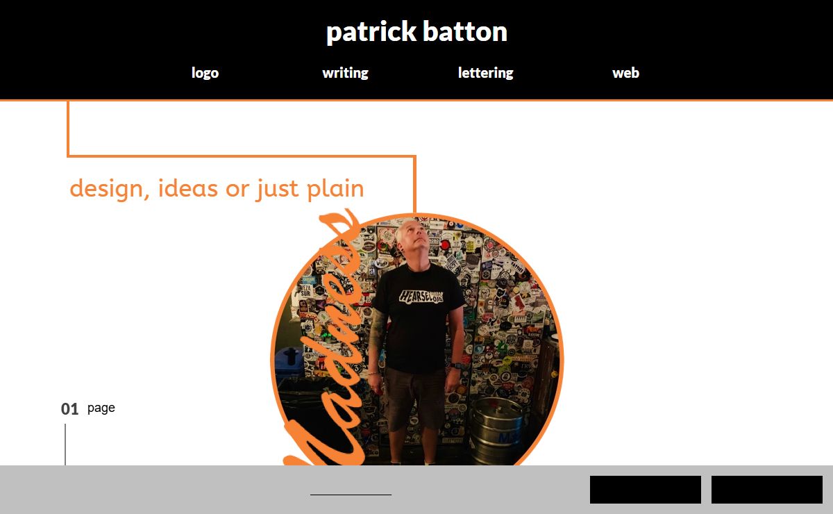 patrick batton | graphic design | lettering | writing