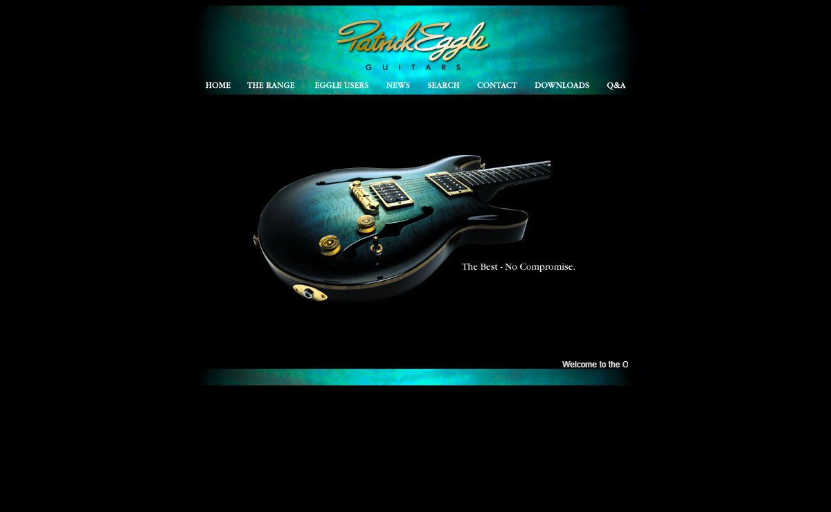 Patrick Eggle Guitars - British made Electric Guitars and Amps
