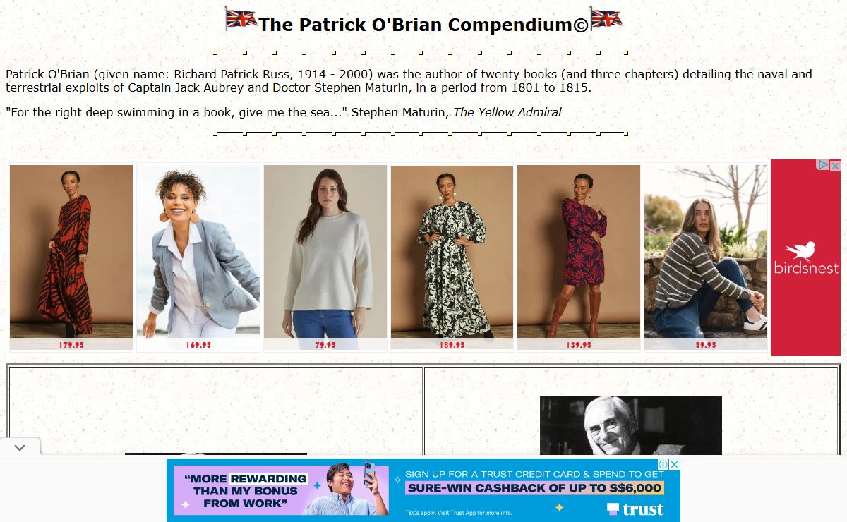 The Patrick O'Brian Compendium