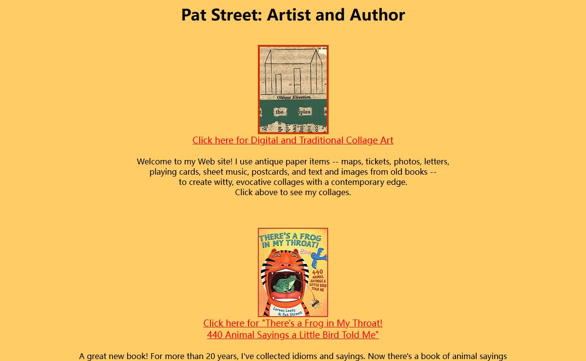 Pat Street's Home Page