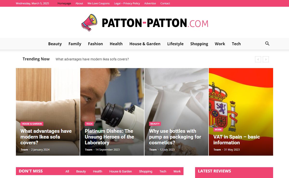Homepage - Patton-patton.com