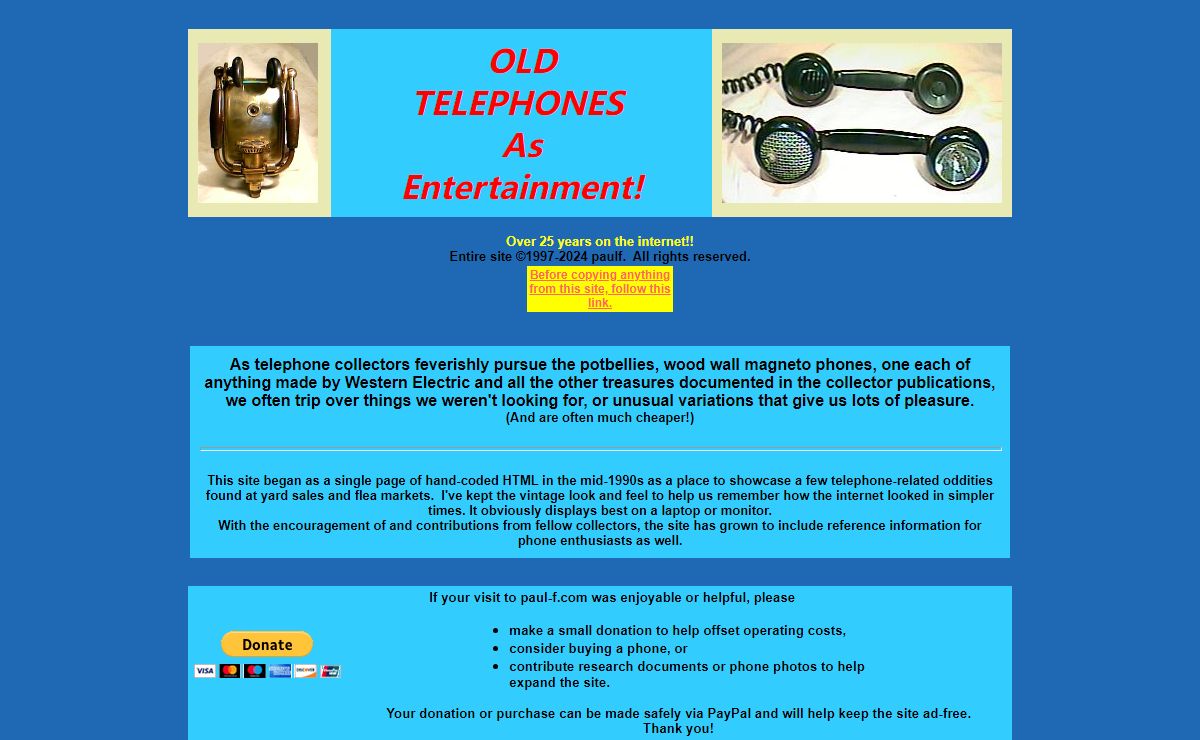 Old Telephones