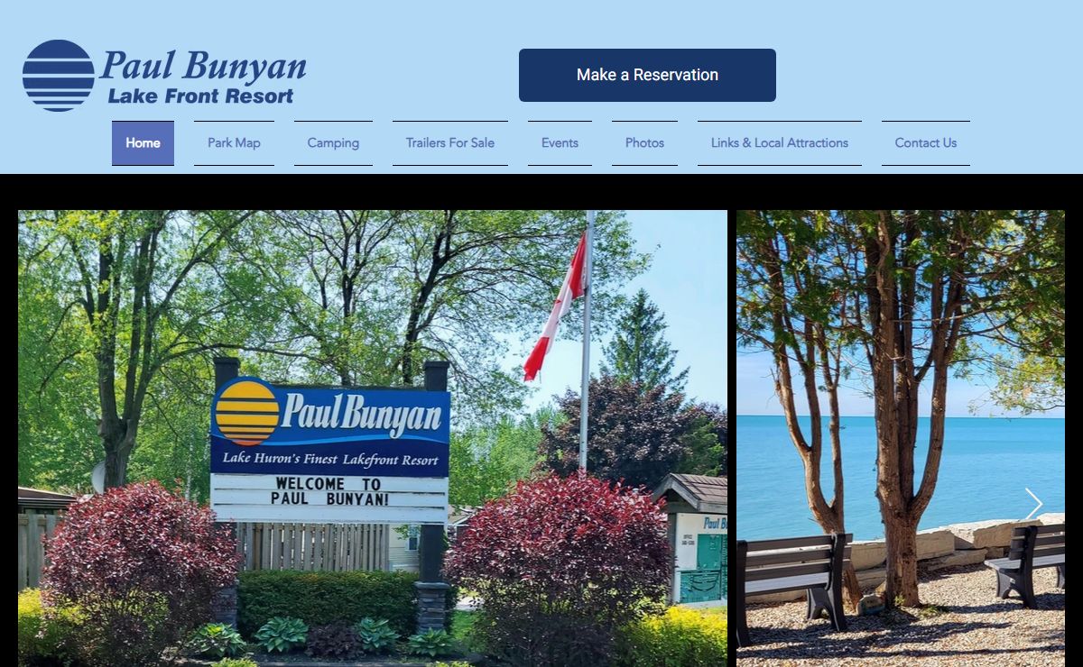 Paul Bunyan Lakefront Resort | campground | 75559 Lidderdale Street, Bayfield, ON, Canada