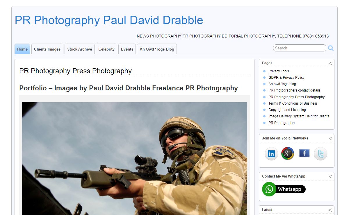 PR Photography Paul David Drabble – News Photography PR Photography Editorial Photography, Telephone 07831 853913