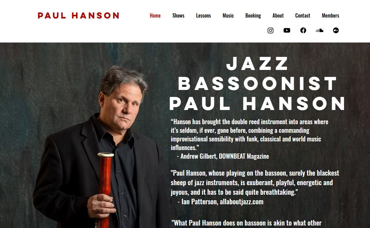 Home | Paul Hanson Music
