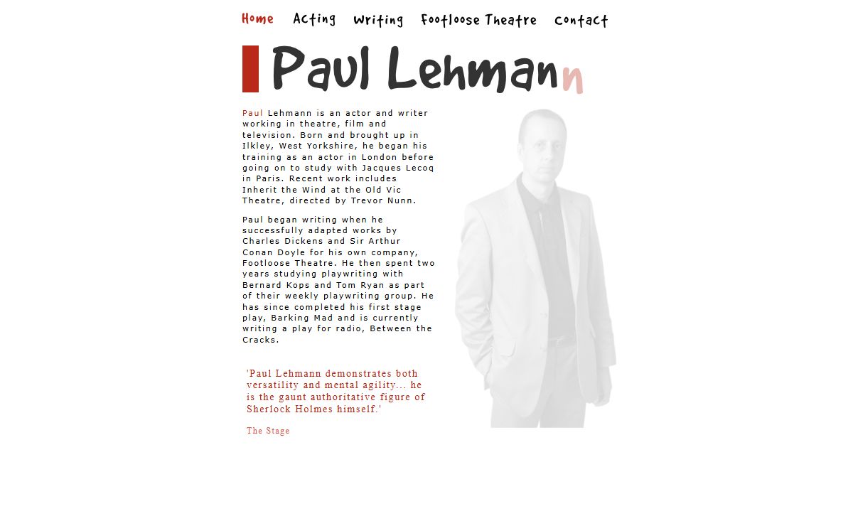 Paul Lehmann - Welcome