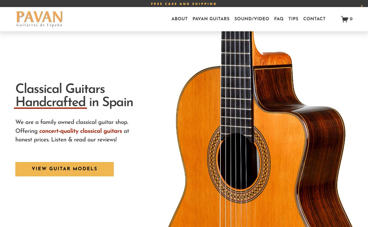 Classical Guitars Shop | Handcrafted in Spain