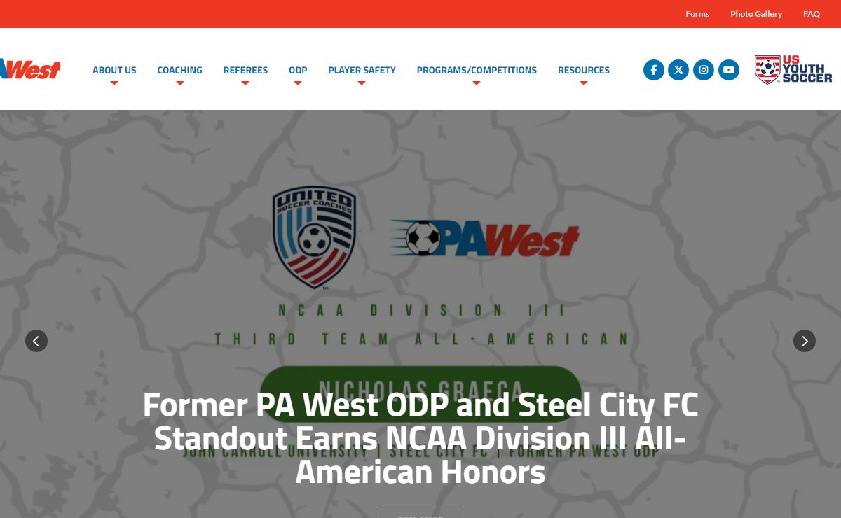 Homepage - USYS - PA West