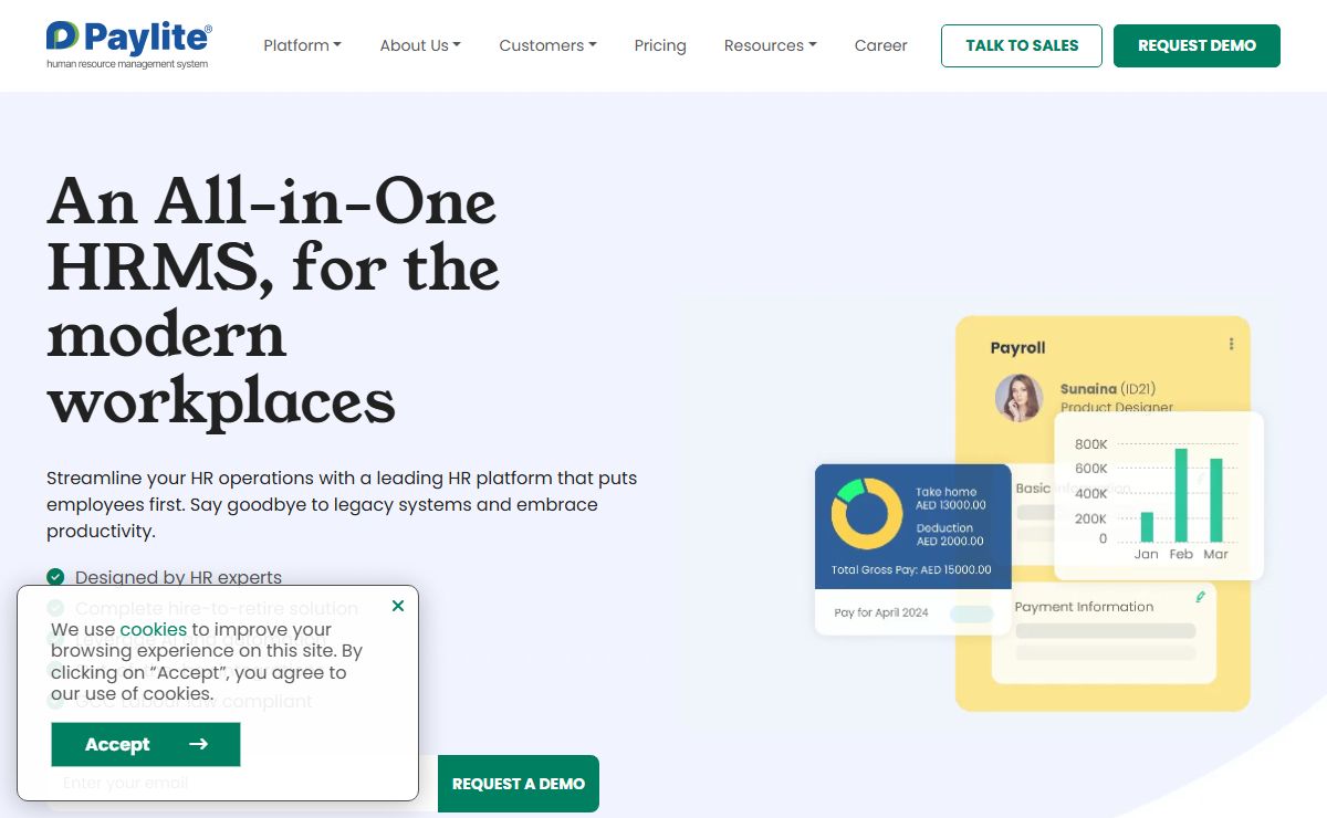 Paylite HRMS: Best HR and Payroll Software with Appraisal Management System for GCC