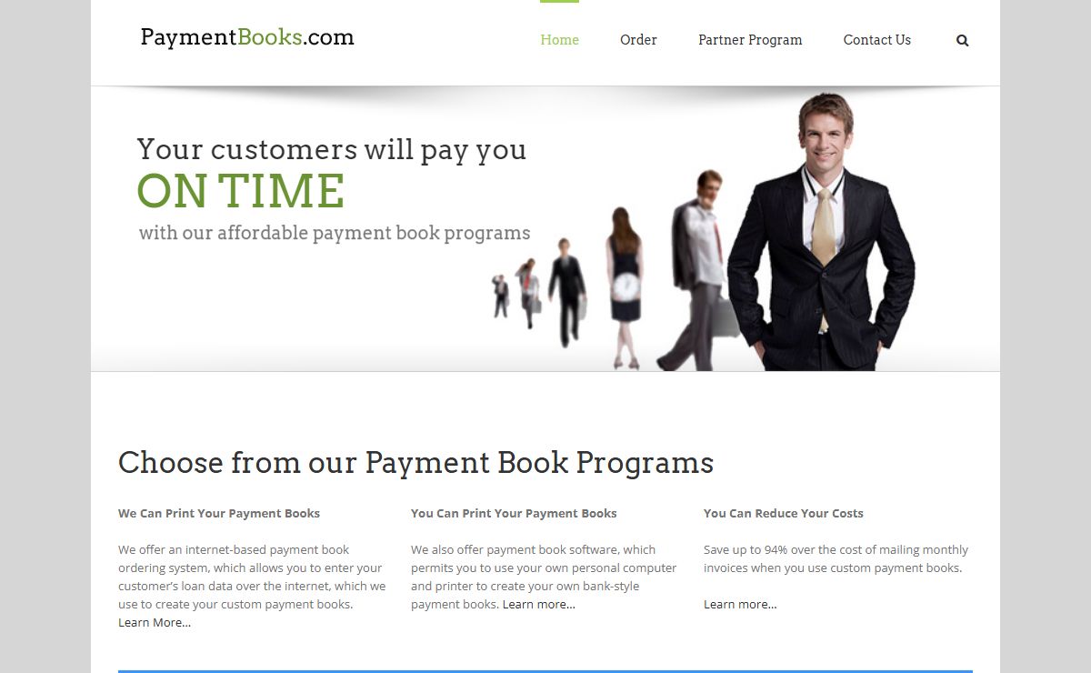 Home - Payment Book