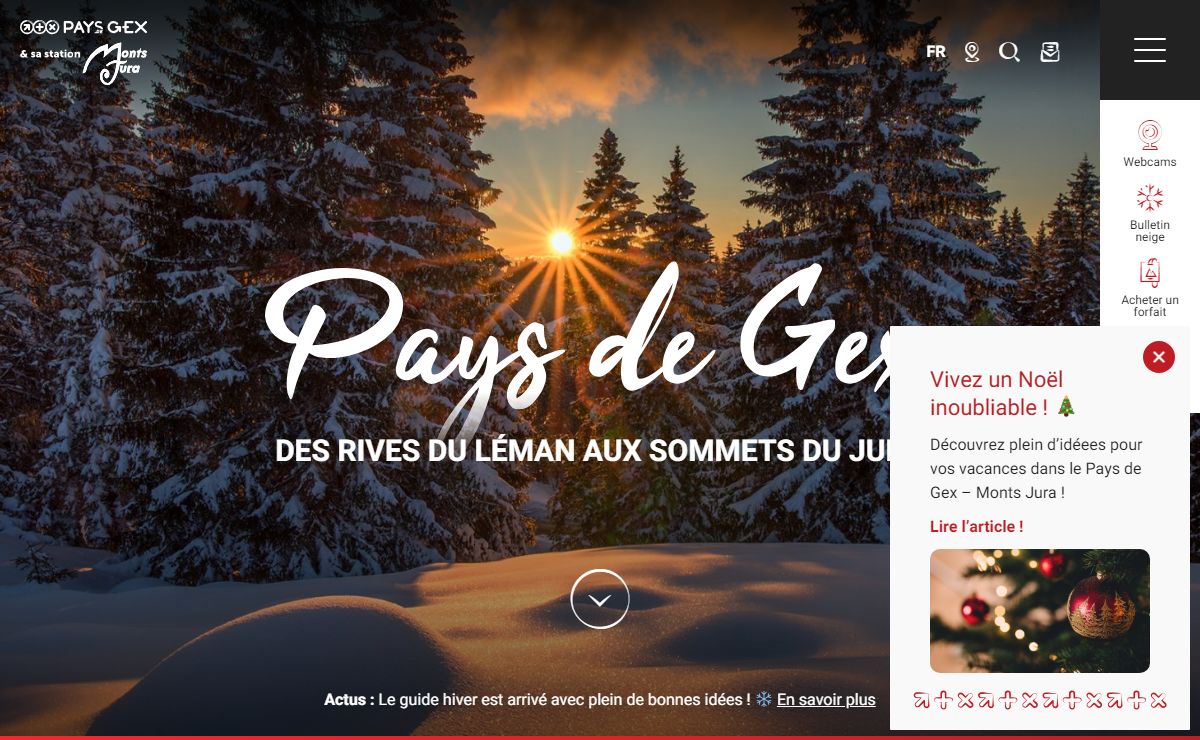 Office de Tourisme du Pays de Gex et sa Station Monts Jura