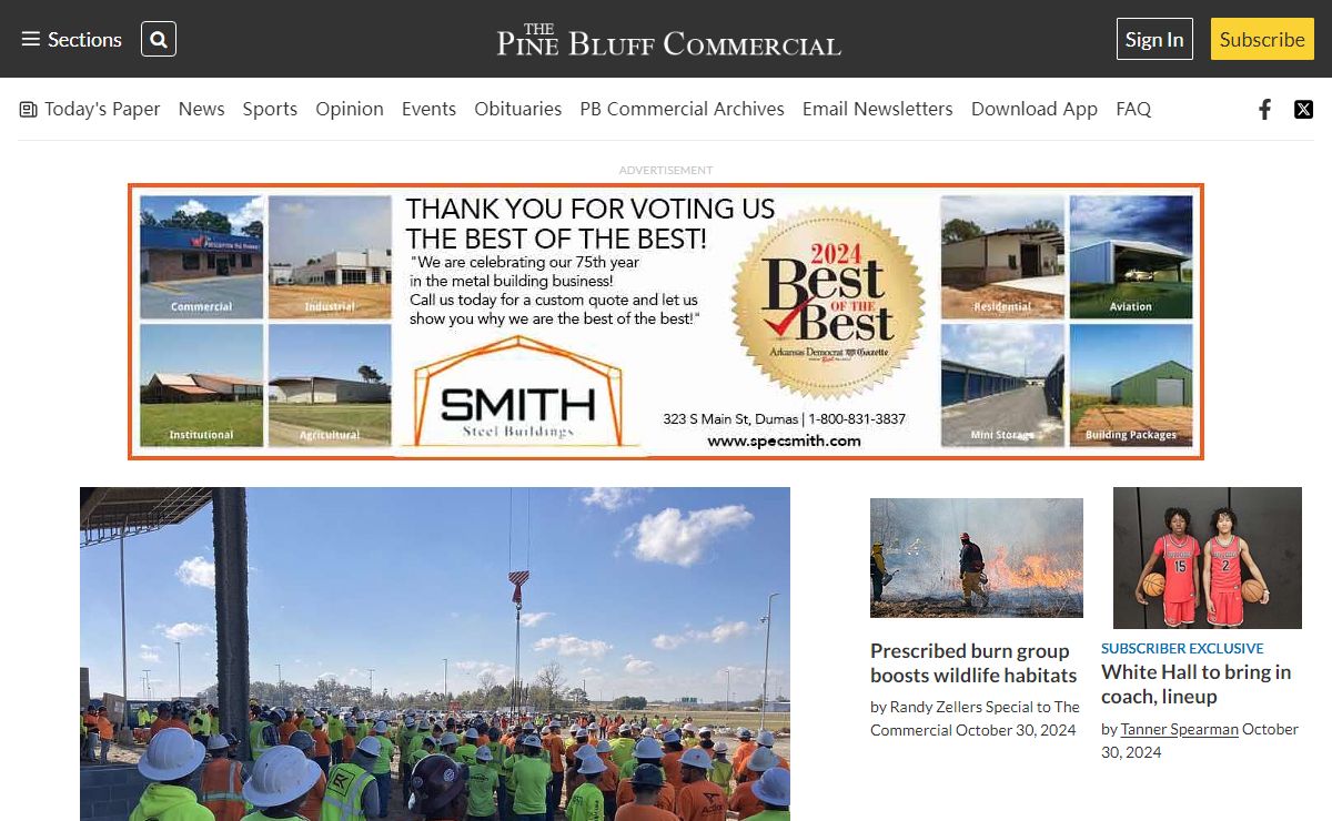 Homepage | Pine Bluff Commercial News