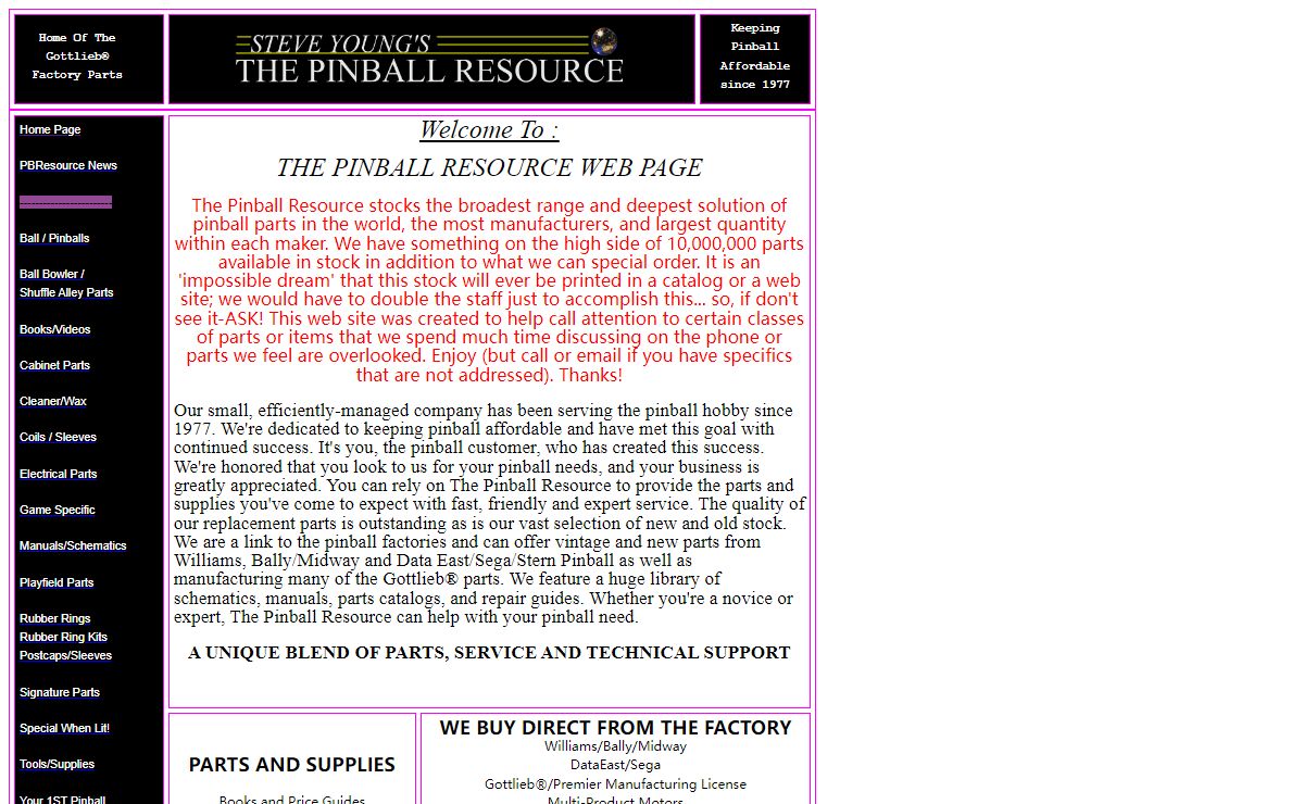 The Pinball Resource