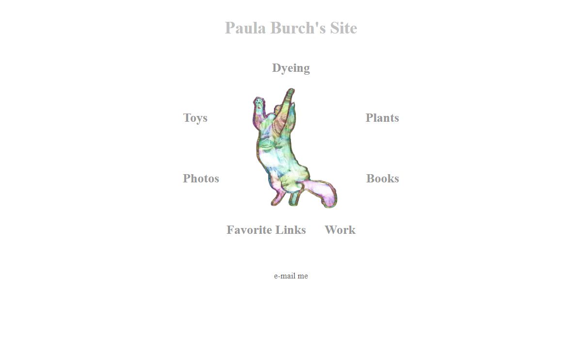 Paula Burch's own web site
