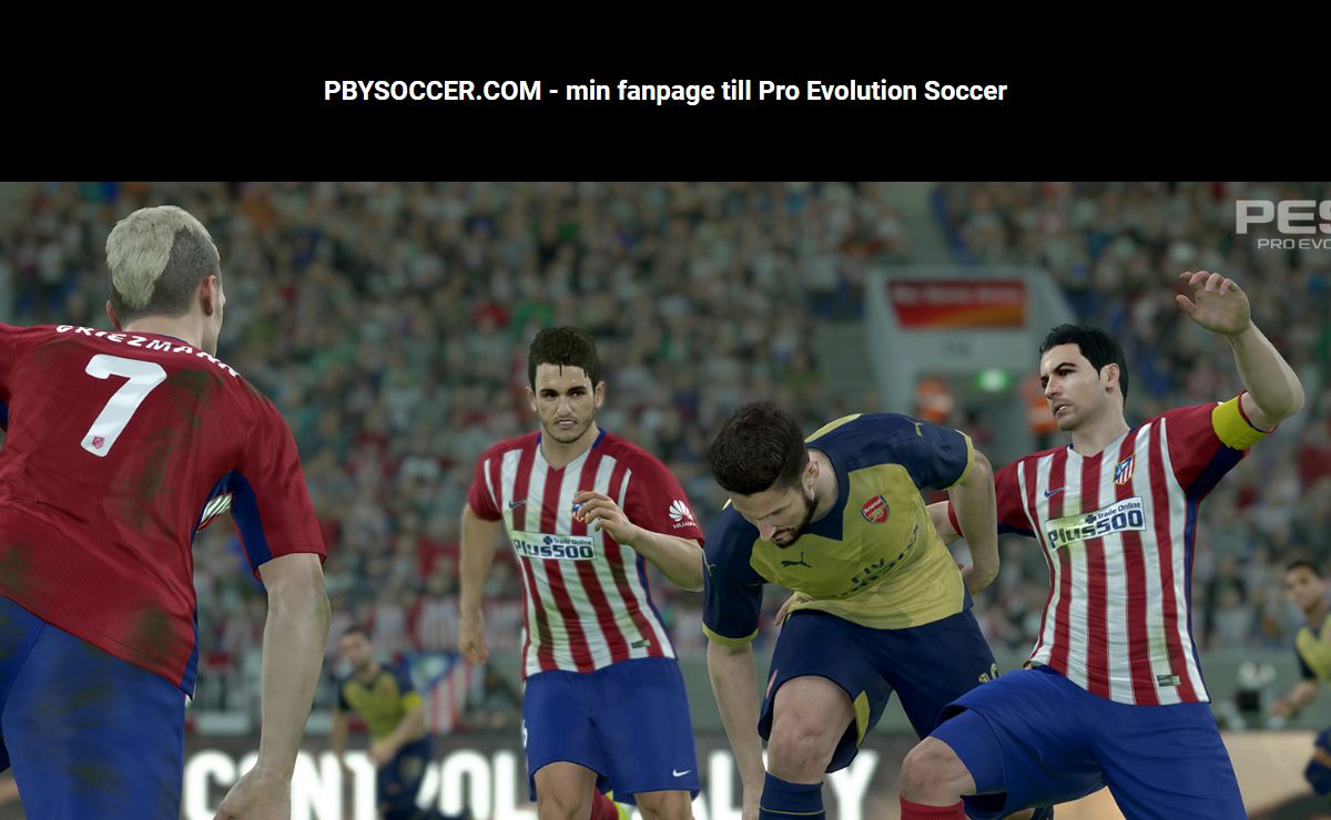 Pro Evolution Soccer - världens bästa fotbollsspel tycker jag !