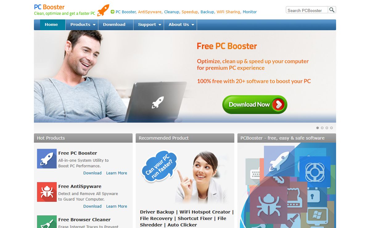 Free PC Booster Software for PC Boost, Tuneup, Cleanup, Optimization and Tweak