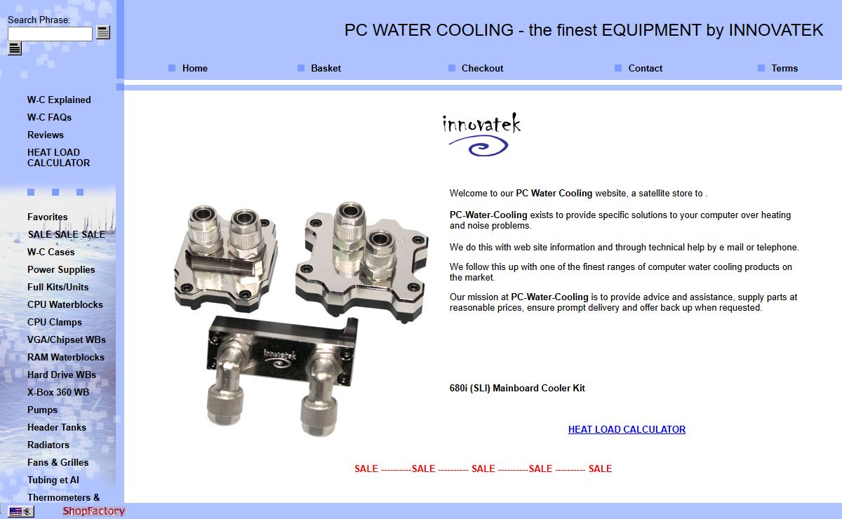 PC WATER COOLING - the finest EQUIPMENT by INNOVATEK