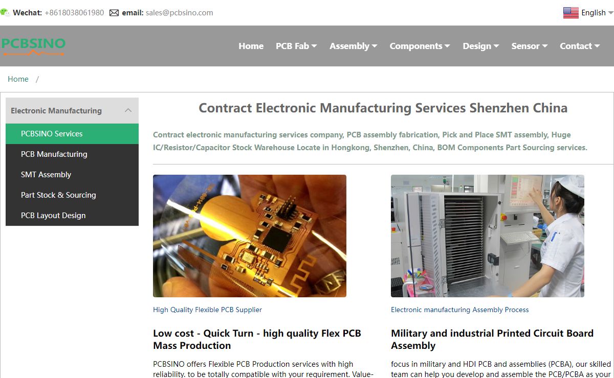 Electronic Manufacturing PCB Assembly Services China