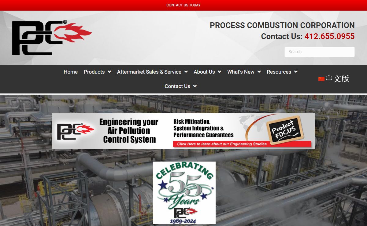 PCC Home - Process Combustion Corporation