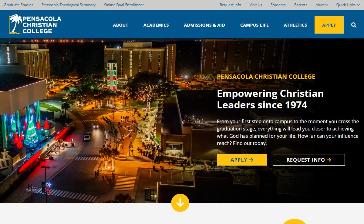 Pensacola Christian College · Christian Liberal Arts Education