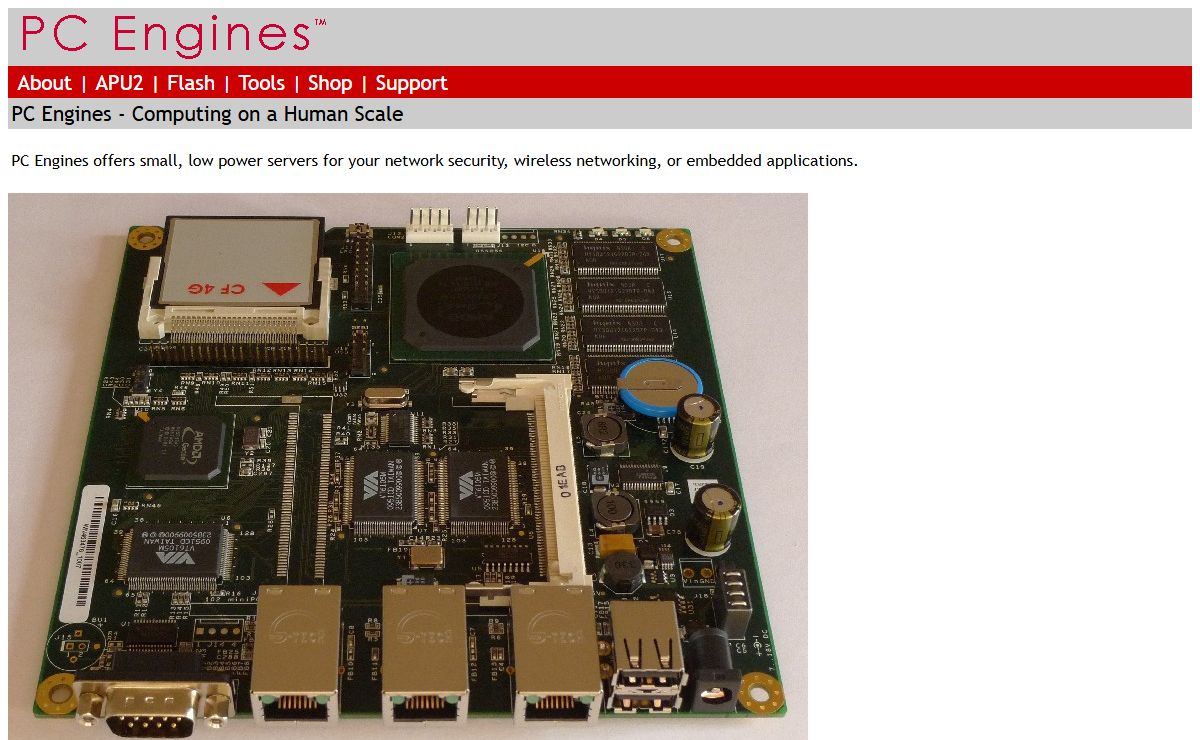 PC Engines home