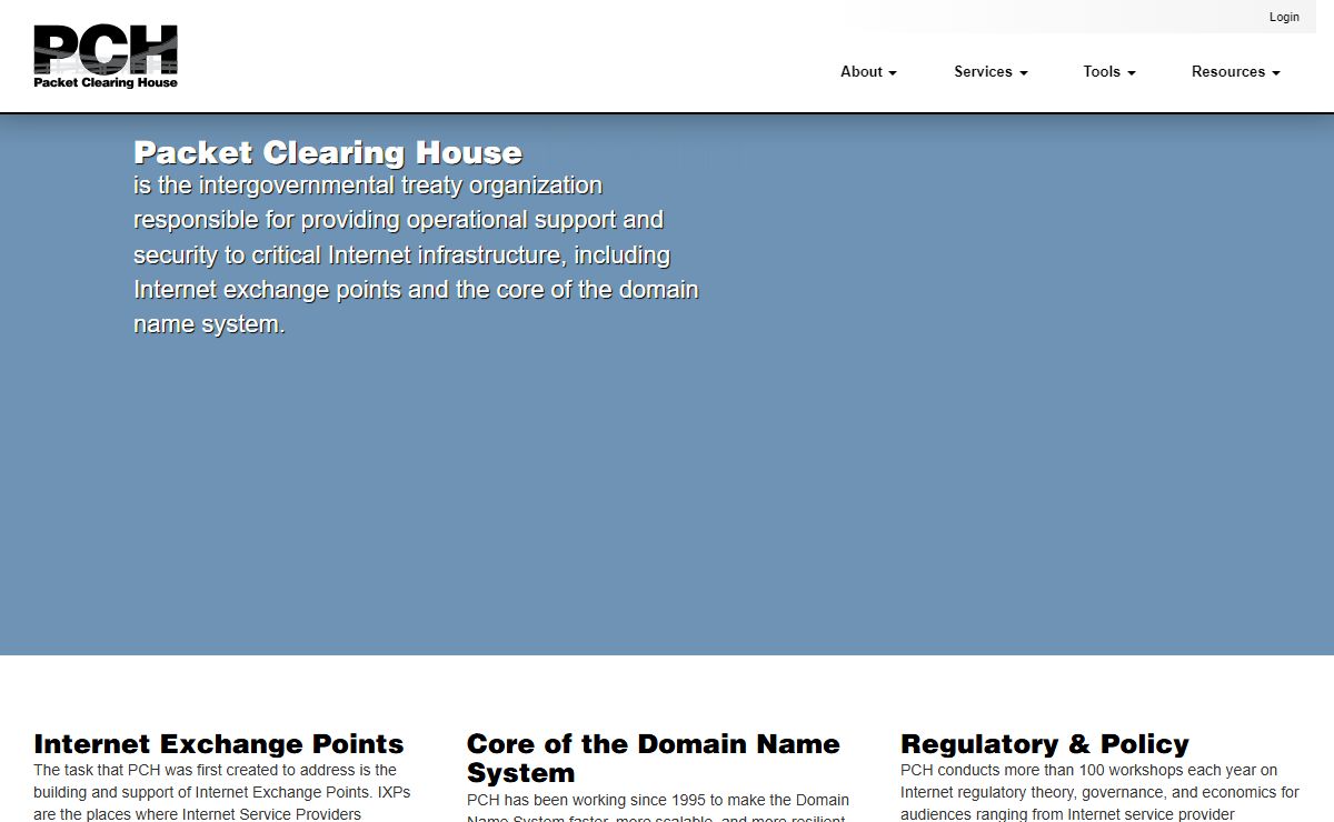 Packet Clearing House | PCH