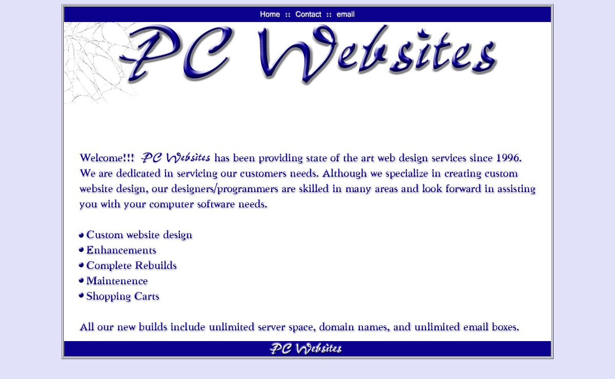 PC Websites - Website and computer solutions.
