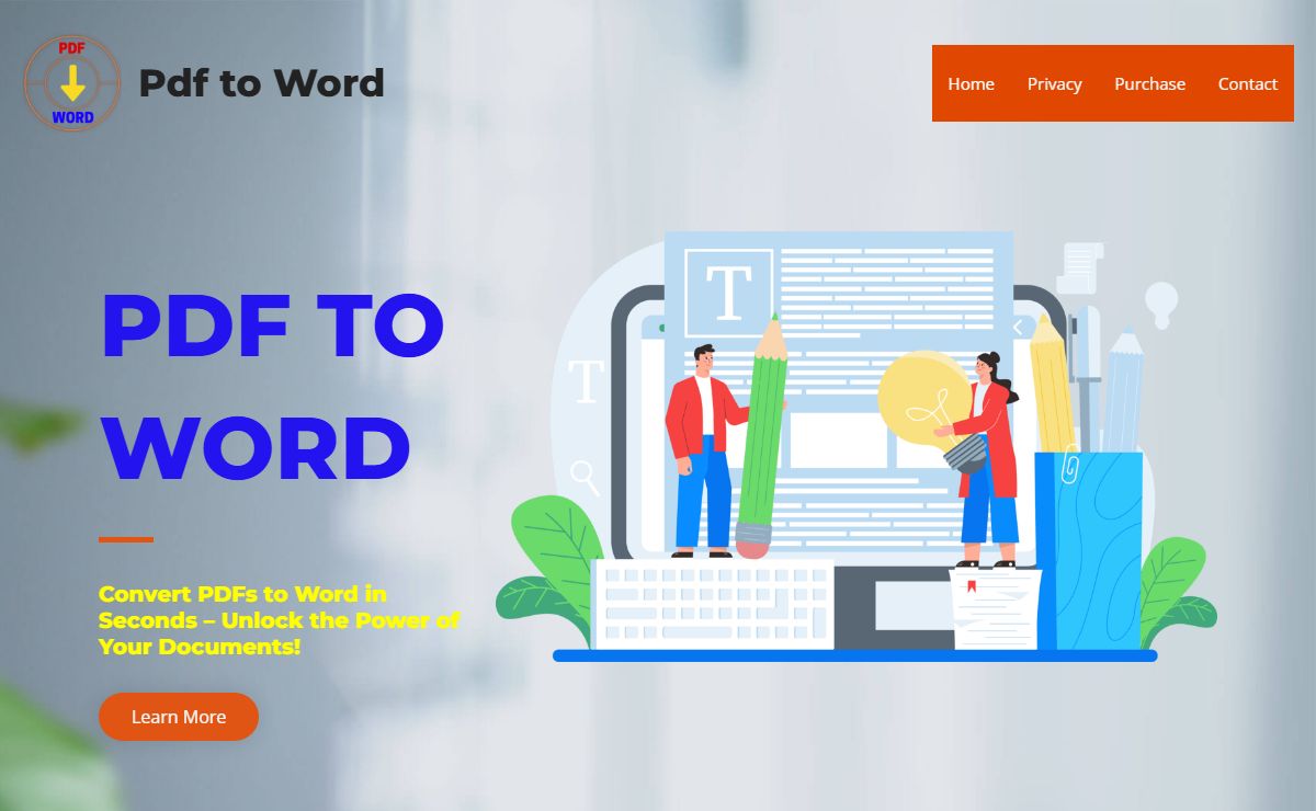 Pdf to Word – Home