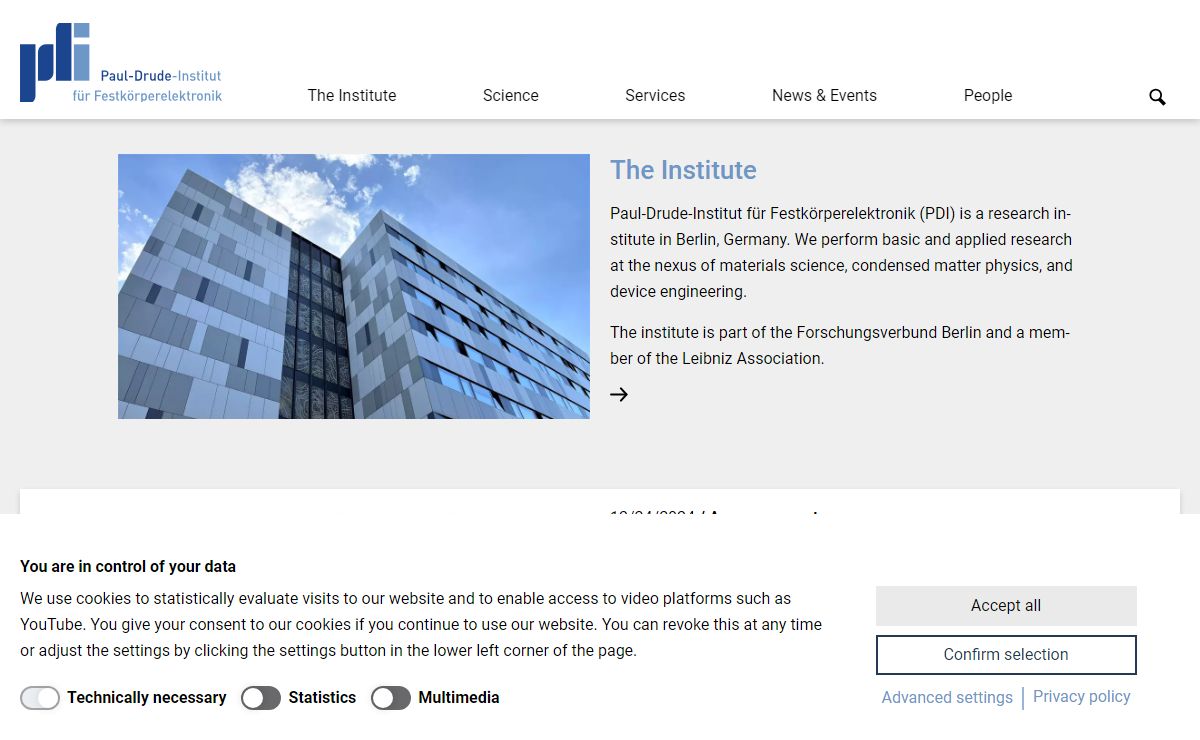 Paul-Drude-Institut für Festkörperelektronik
