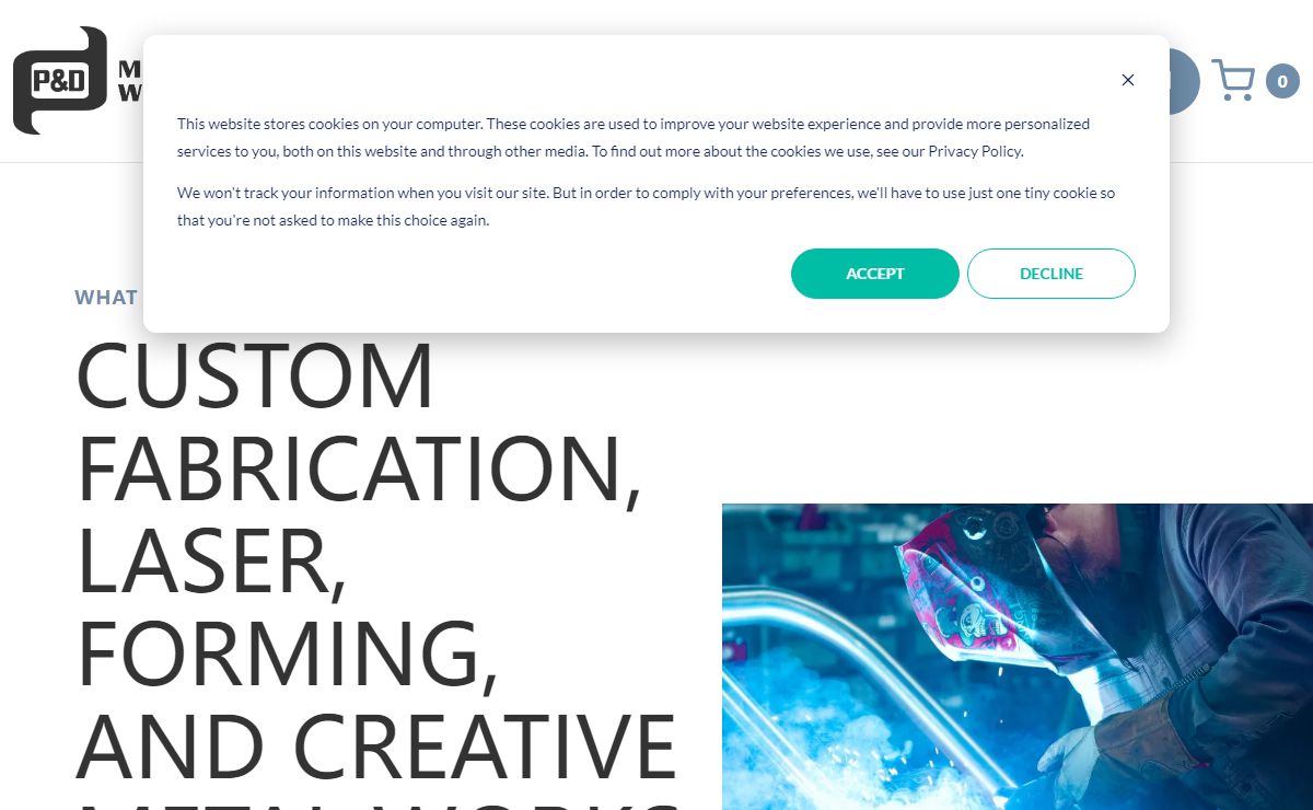 P&D Metal Works | Custom Fabrication And Creative Metal Works