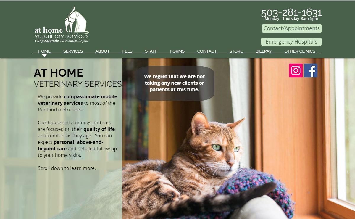 At Home Veterinary Services | Portland Oregon | Mobile House Call Vet