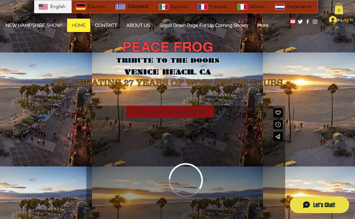 The Doors, Jim Morrison tribute band: peace frog Venice Beach