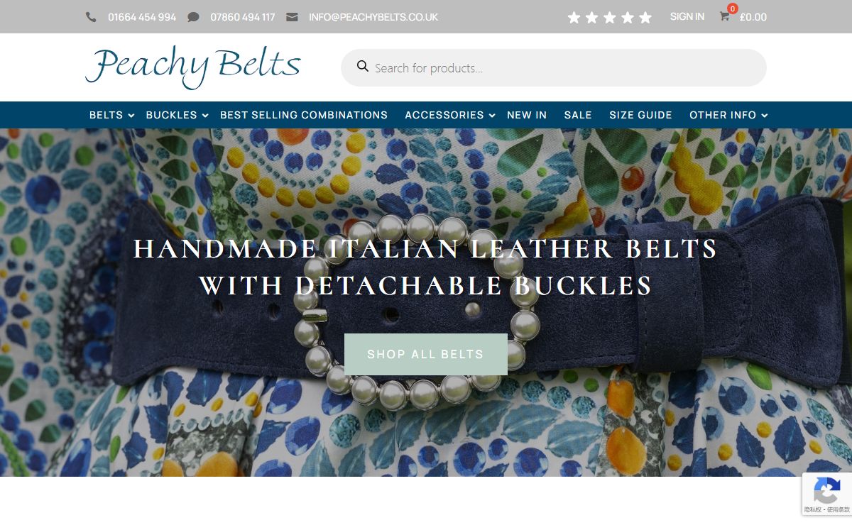 Home - Peachy Belts