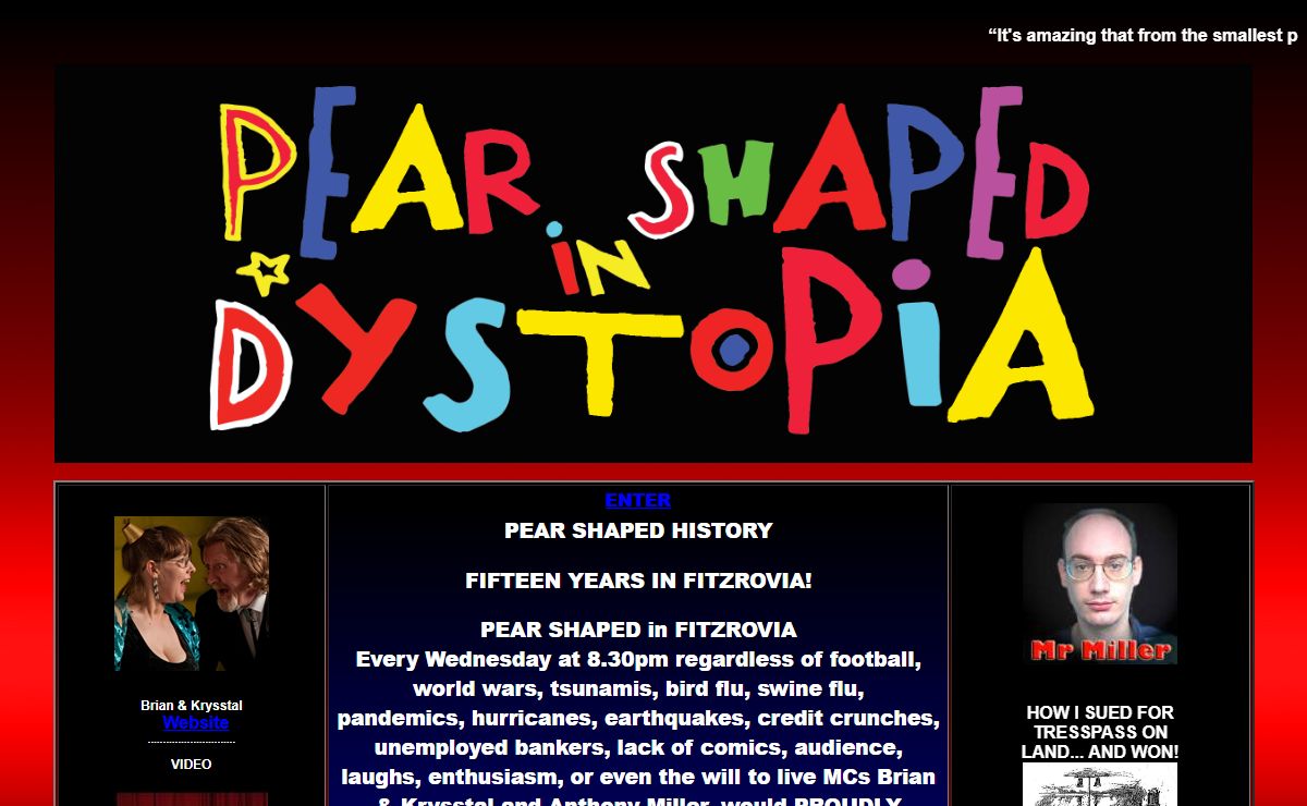 PEAR SHAPED IN DYSTOPIA