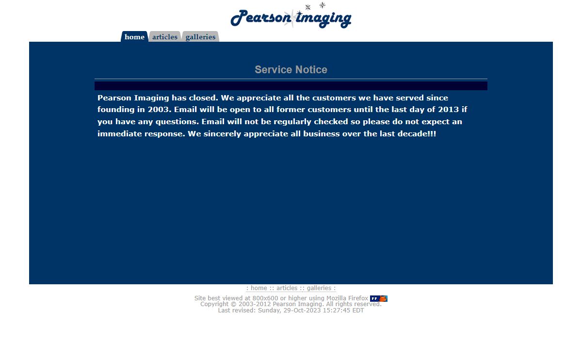 Pearson Imaging