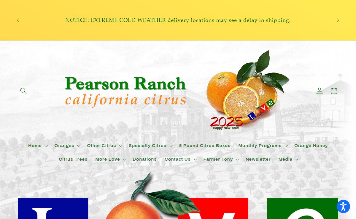 California Oranges, Navel & Valencia Oranges and Specialty Citrus – Pearson Ranch