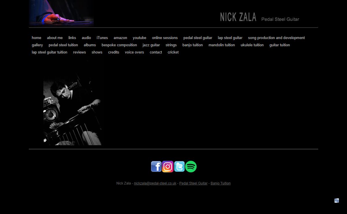 Nick Zala - Pedal Steel Guitar - Session Pedal Steel Guitarist