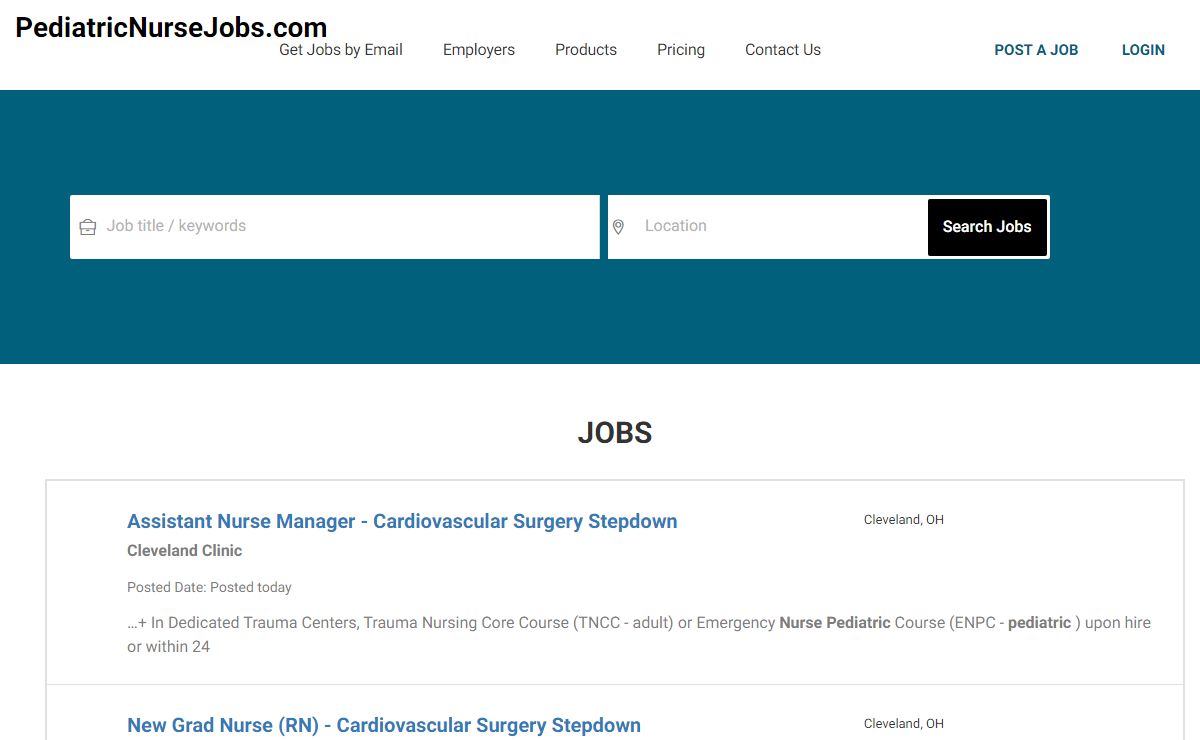 Pediatricnurse Jobs - PediatricnurseJobs.com