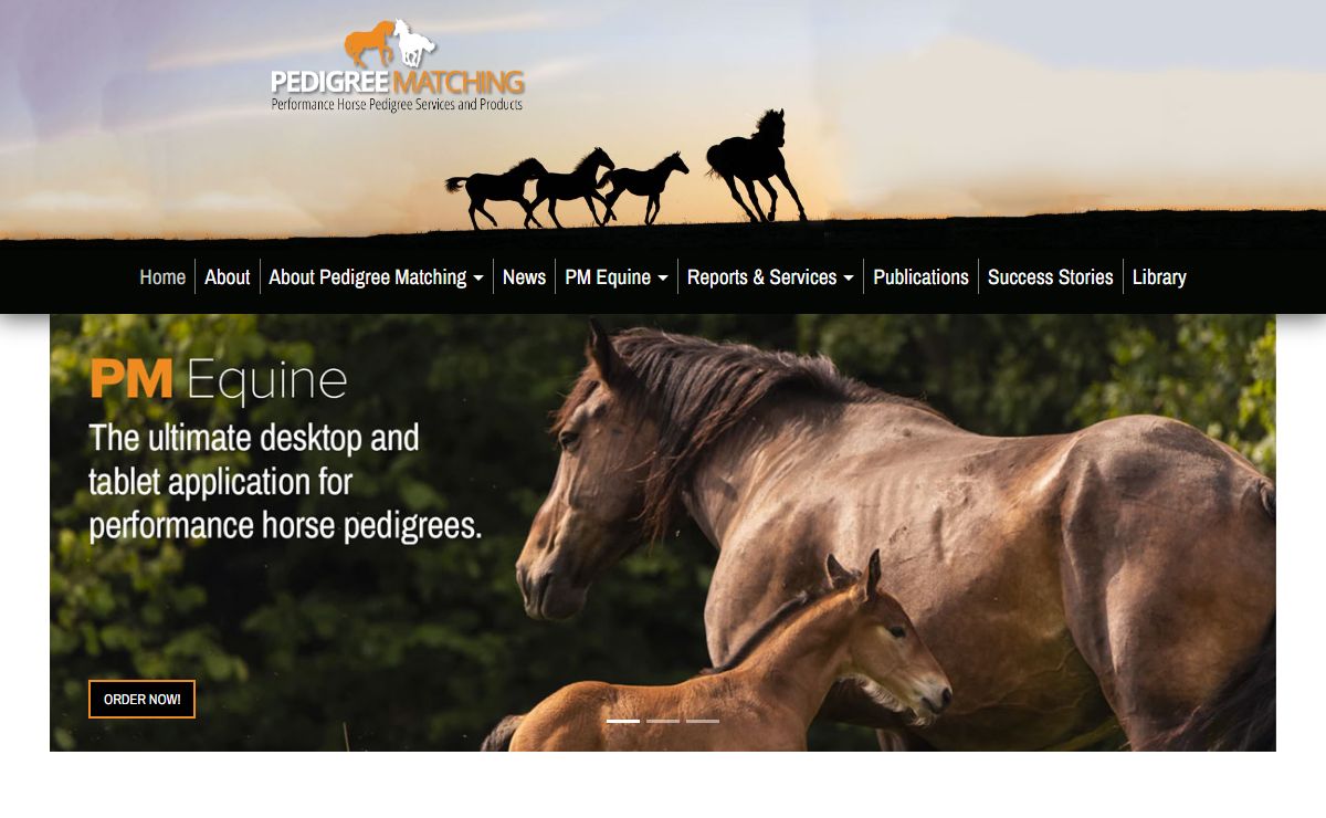 Pedigree Matching | Consulting Services, Breeding Reports, and Publications on bloodline matching to produce a champion.