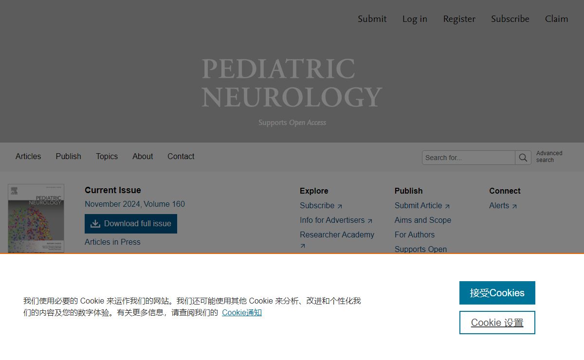 Home Page: Pediatric Neurology
