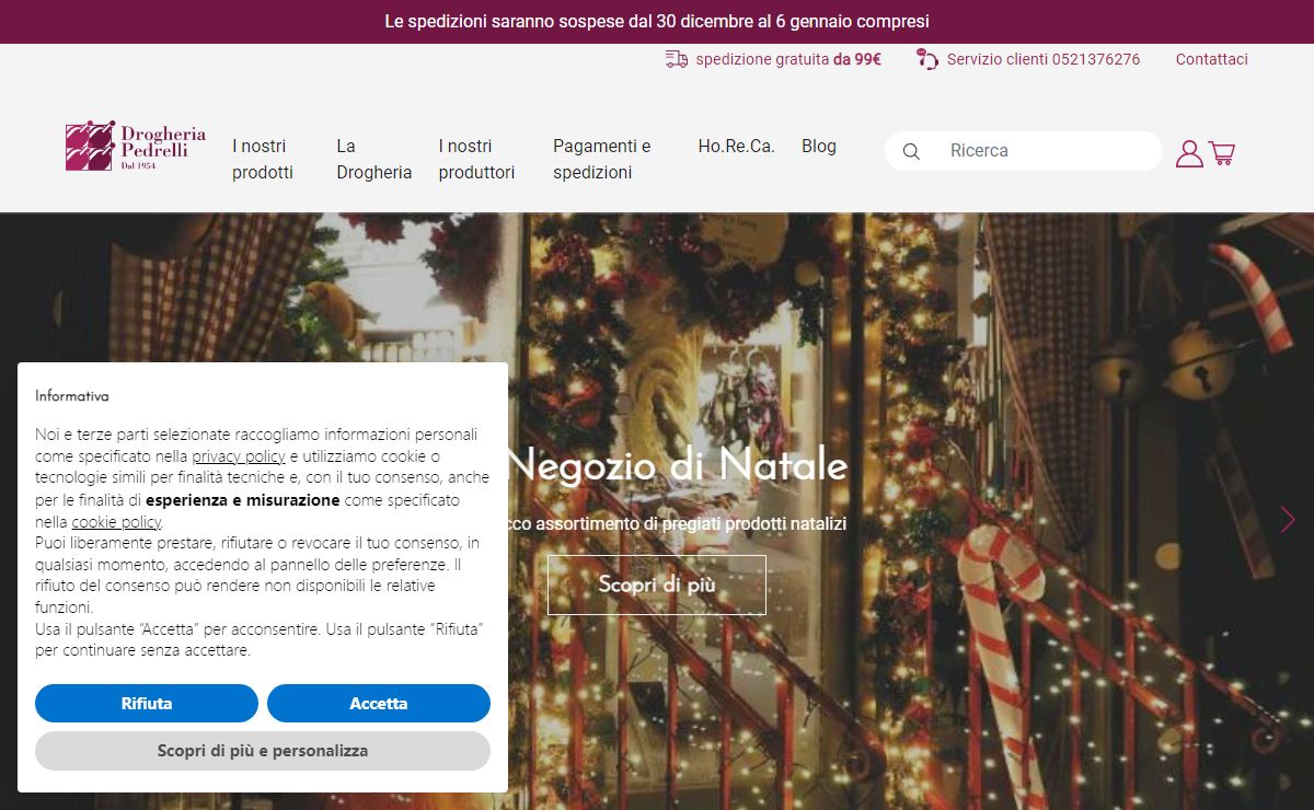 Drogheria Pedrelli – Enoteca online vendita vini e prodotti tipici