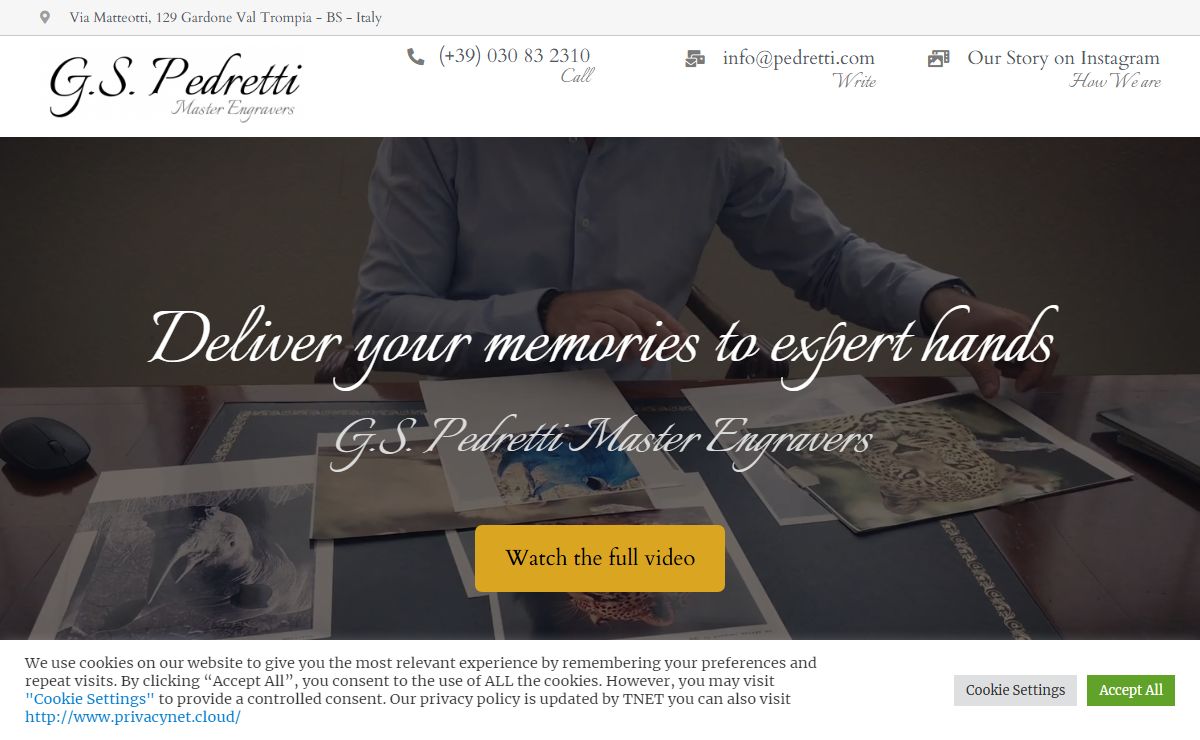 Creating a beautiful engraving composition GS Pedretti